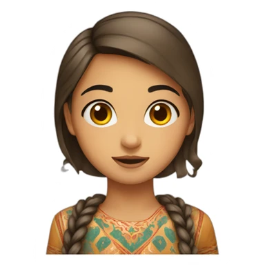 azerbaijani girl sticker