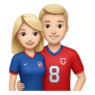 girlfriend supporting boyfriend at his football game  sticker