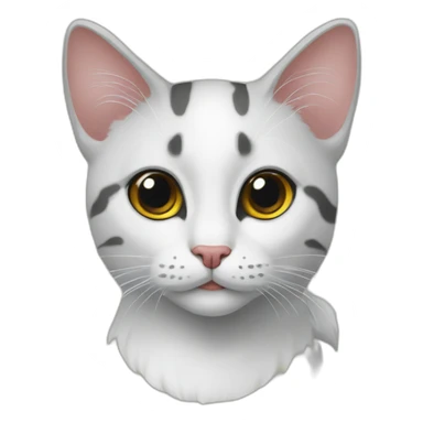 рыжий-кот-шипит-на-серого-котенка sticker