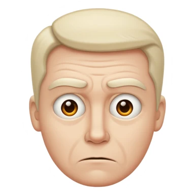 Sarcastic face astic face sticker