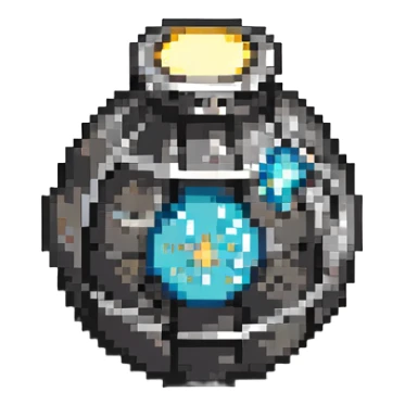 minimalist simple bomb power up item sticker