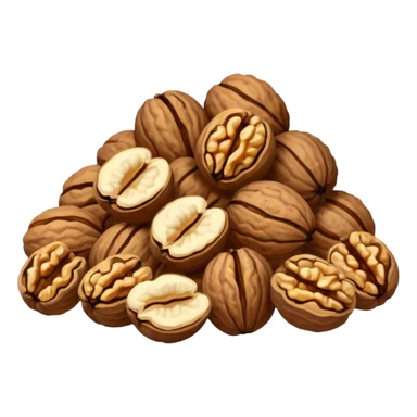 crushed walnuts sticker