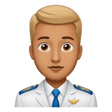 Male Hispanic flight attendants  sticker