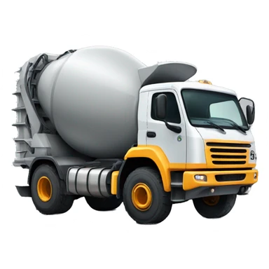 concrete-mixer truck sticker