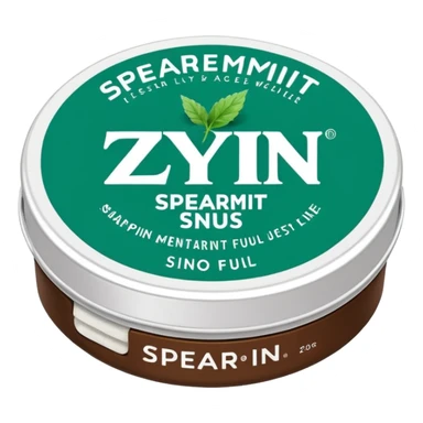 Zyn spearmint snus sticker