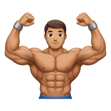 Braço Bíceps Flexionado direito e esquerdo sticker