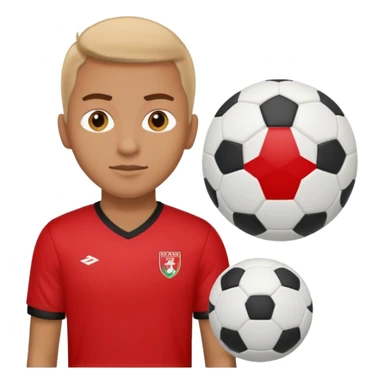 soccer fan (#00A3E0) and red (#F9423A) sticker