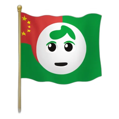 Emanuel macron algerian flag sticker