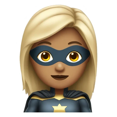 superhero female sticker