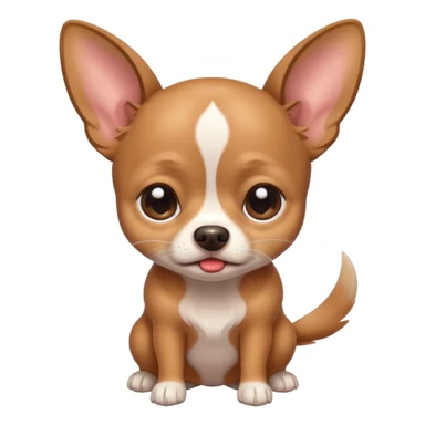 crying teary eyes Chihuahua sticker