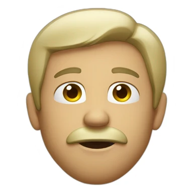 Shushing Face man  sticker