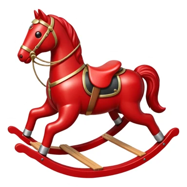 red Rocking Horse sticker