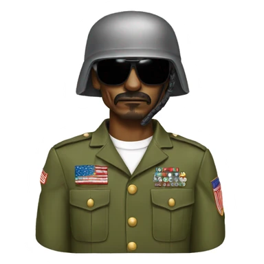 snoop dogg military helmet sticker