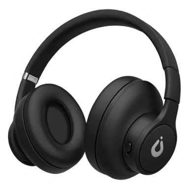  black wireless earbuds that wrap over the ear sticker