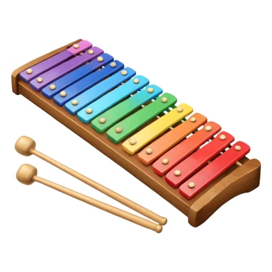 Xylophone instrument sticker