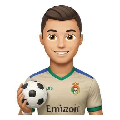 Cristiano Ronaldo football emojis sticker