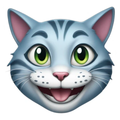grin cat from Alice in wonderland sticker