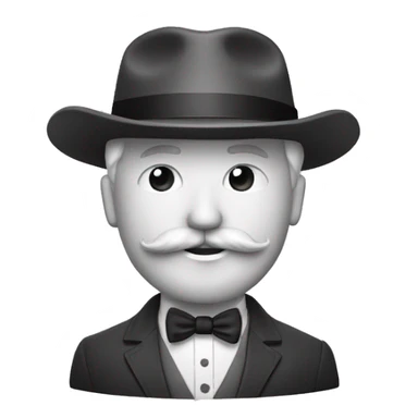 Un gars blanc avec une fine moustache Coupe de cheveux à l’américaine, toujours en costume, mais à la fois décontracté sticker