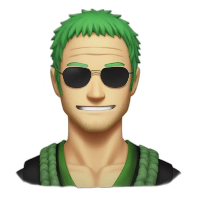 One piece zoro sticker