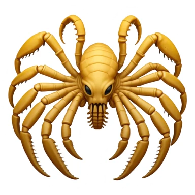 man with Facehugger sticker