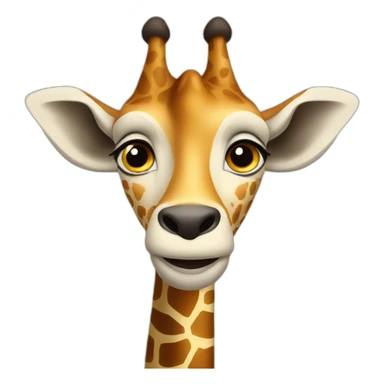 Girafe zeber sticker