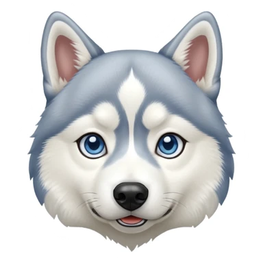 Chien husky sticker