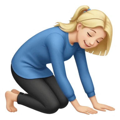 Curtsy emoji sticker