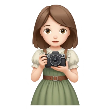 aestetic camera cottage core cute light sticker