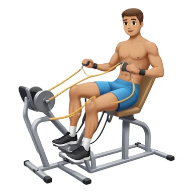 man leg-cable-machine-hip-abduction exercise sticker