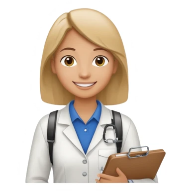 Student Leader + clipboard, Tour Group. sticker