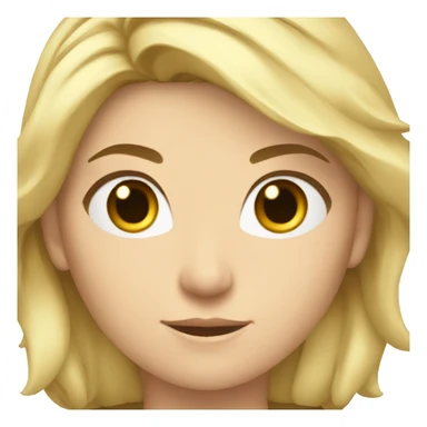 Caucasian blond valkyrie  sticker