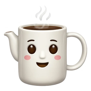 Coffee mug sticker
