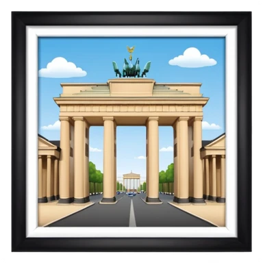 brandenburg gate sticker
