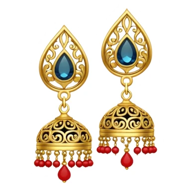 Modest jhumka sticker