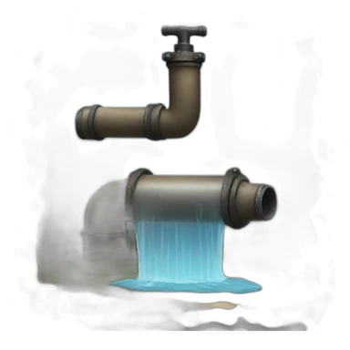 Pipe Water leak sticker