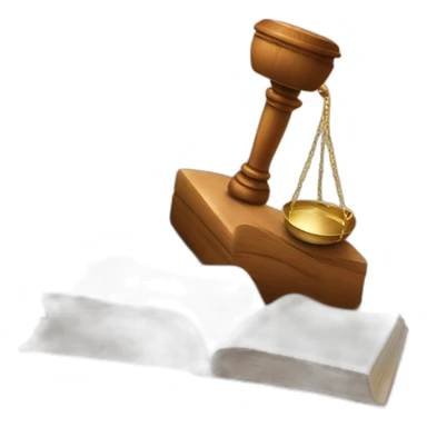 judge's gavel sticker