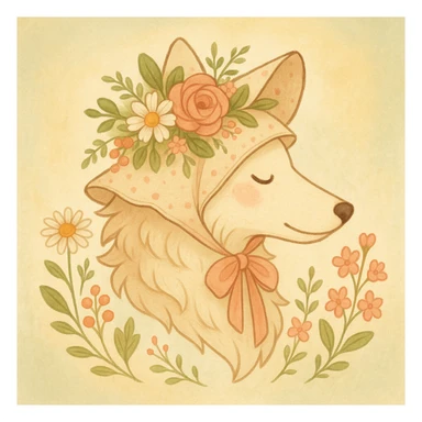 Give the Overwolf logo a cute cottagecore makeover sticker