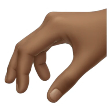 hand reaching sticker