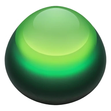 pebble artificial intelligence change to green glow sticker