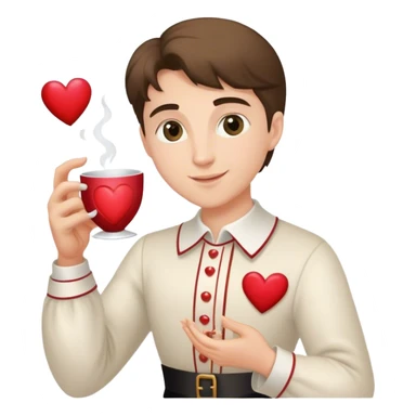 Valentine’s Day Ace of Cups  sticker