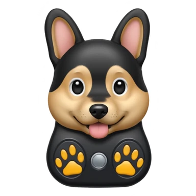 Dog clicker sticker