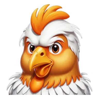 Donald trump as a chicken  sticker