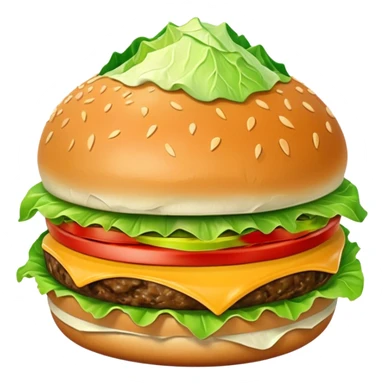 iceberg salad cut for burger sticker