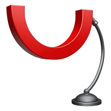 Représente moi une borne kilométrique rouge et blanche le bas est blanc et rectangulaire et le haut est en demi cercle rouge sticker