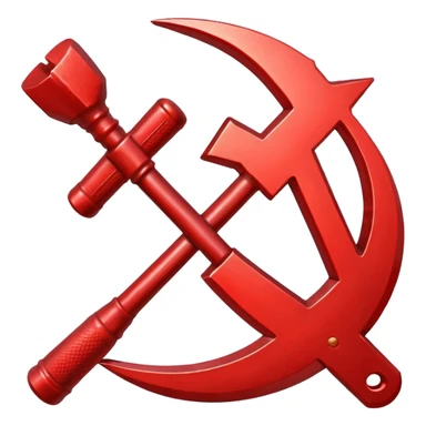 hammer and sickle sticker