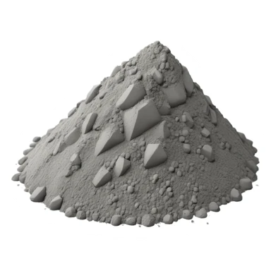 cement powder sticker