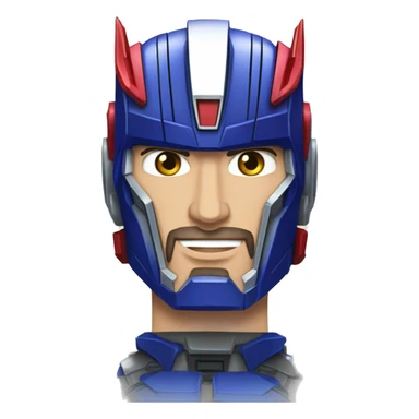 Elinde kılıç olan optimus prime sticker