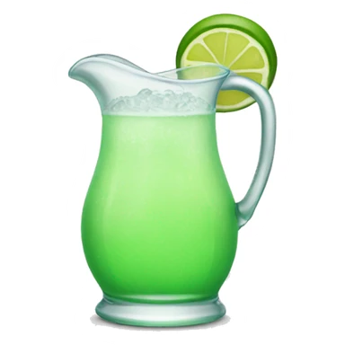 margarita pitcher with glasses sticker