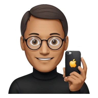 create a founder mode emoji like steve jobs

 sticker