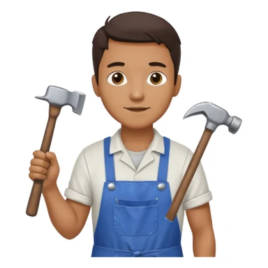 Street Sign Maker man sticker